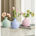 Miniatyrbild 5 av 5: Ikebana Vas Knopp Blomsterarrangemang Hydroponisk Macaron Färgglad Keramisk Dekorativ Vas (Rosa) Pink