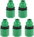 Snabbkoppling Slangrör Adapter Koppling 8mm Innerdiameter Slangrör för Trädgårdsbevattningssystem 5st