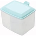 Miniatyrbild 1 av 5: Kryddburkar Transparent Kryddburk Plast Bärbar 2-Facks Kryddlåda Kryddbehållare (Blå) Blue