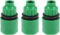 3 Delar Snabbkoppling Slangadapter Kopplingar för Trädgårdsbevattningssystem 8mm ID Slang