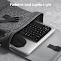 Miniatyrbild 2 av 3: Tangentbord, Uppladdningsbart Ultra Slim Universellt Tablet Tangentbord, Portabelt Bluetooth Tangentbord för Laptops/Stationära Datorer/Telefoner, Svart
