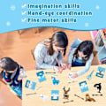Miniatyrbild 2 av 5: Sykit för polardjur för barn, gör dina egna vinterpolardjur, filtplush, pysselkit innehåller 14 kreativa projekt