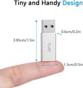 Miniatyrbillede 3 af 4: USB 3.0 til USB C Adapter, USB 3.0 Type C Hun til USB 3.0 A Han Adapter