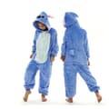 Stitch onesie-pyjamas för barn - Varma djur-sovkläder storlek 120 cm[JUN] 120cm