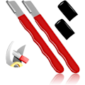 Miniatyrbild 1 av 5: Trädgårdsredskapsvässare - Portabel bladvässare för yxa, machete, häcksax, sax, yxhuvuden - Vässare 2 st