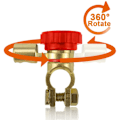 Miniatyrbild 4 av 5: Batterifrånkopplare 12V Batteri Avstängningsbrytare Universal Zinklegering Batteri Avstängningsbrytare för 15,5-17mm Bilbatteripol (Röd) red