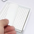 Miniatyrbild 3 av 5: Självhäftande Post-it-lappar 3x3 Rutat Anteckningspapper, 5 Block/Förpackning, 80 Ark/Block, Totalt 400 Ark (Vit Rutig) White