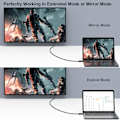 Miniatyrbild 5 av 5: 2 DisplayPort till DisplayPort, hane till hane videokabel 1,8 m kabel, DP till DP hane till hane kabel, stöder 4K@60Hz, 2K@165Hz 2pcs