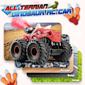Miniatyrbild 3 av 5: Dinosaurie Fjärrkontrollbilar för Barn, Leksaker för Barn Ålder 3 4 5 6 7 8 År Gammal Pojke Monstertruck 3-9 Pojkar Födelsedagspresenter Utomhusbil, Röd