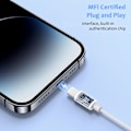 Miniatyrbild 3 av 5: Trådbundna iPhone Hörlurar Stereo In-Ear Hörlurar (Inbyggd Mikrofon Volymkontroll) Kompatibla med iPhone 14/14 Plus/14 Pro Max/13/12/Mini/11/X/XR/XS/8
