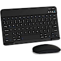 Miniatyrbild 1 av 3: Tangentbord, Uppladdningsbart Ultra Slim Universellt Tablet Tangentbord, Portabelt Bluetooth Tangentbord för Laptops/Stationära Datorer/Telefoner, Svart
