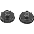 Miniatyrbild 5 av 5: St S60x6 IBC Tanklock 1000l Tankbeslag, 1/2\" Utloppsdiameter Nippelkoppling 60mm för Tonventil, 1/2\" Trädgårdsslangkoppling