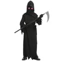 Døden Halloween-kostyme med lysende røde øyne for barn - M M