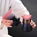 Miniatyrbild 5 av 5: Immersion Kaffedrippare Switch Pour Over Drippare Immersion Drippare Switch Kaffebryggare Glas Kaffe-Multifärgad Tekanna Multicolor Teapot