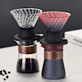 Miniatyrbild 4 av 5: Immersion Kaffedrippare Switch Pour Over Drippare Immersion Drippare Switch Kaffebryggare Glas Kaffe-Svart Tekanna Black Teapot