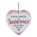 Skylt, Enjoy heart - Svärmor