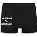 Boxershorts - Varning för storfisare S
