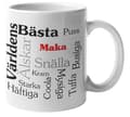 Mugg - Världens bästa maka