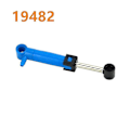 Pikkukuva 4 / 4: Bebetter Moc Brick Osien Ilmapumppu Pieni (6l) V2 Letku Ilmalla Vahvistetulla Sylinterillä 19476 19482 Yhteensopiva 8800 Block-Xin kanssa 19482