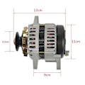 Miniatyrbillede 5 af 5: 220V 1500W AC børsteløs generator permanent magnet generator ren kobbertråd-Xin