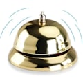 Miniatyrbild 5 av 5: Gyllene handklocka serviceklocka restaurang klocka receptionsklocka kundklocka-Xin