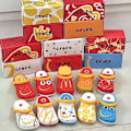 Miniatyrbillede 2 af 5: 2024 McDonald's Mini Crocs Nøglering Happy Meal Legetøj Komplette Søde Mini Nøglering-Xin Style 4