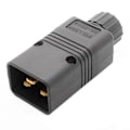 Miniatyrbillede 1 af 5: UPS Strøm IEC Han C20 Stik Strømkabel Stik Genoptrækkelig 16A / 250V Useful-xindaren