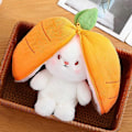 Miniatyrbillede 2 af 5: Kanin Bunny Udstoppede Søde Bløde Plysdyr Gemmeleg Dyr Plysdukke Legetøj Gave-xindaren carrot 18cm
