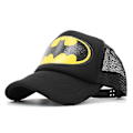 Pikkukuva 1 / 3: Lasten Batman verkko snapback baseball-lippis kesäksi ulkoiluun hengittävä säädettävä urheilu aurinkohattu-xindaren pojille ja tytöille Black