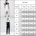 Miniatyrbild 2 av 2: Herr Slim Fit Denim Jumpsuit Bib Romper Casual Overalls Hängselbyxor-Xin Blue M