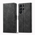 Pikkukuva 1 / 4: Samsung Galaxy S23 Ultra 5G LC.IMEEKE -puhelin kotelo vahvalla magneetilla ja mikrokuitunahalla - Xin