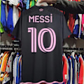 Pikkukuva 2 / 3: MLS Messi No. 10 Miamin kansainvälinen pelipaita Koti Aikuiset Lapset Jalkapallopaita Setti Paras Paras Vieras-Xin Away Kids 20(110-120cm)