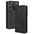 Pikkukuva 1 / 5: Yhteensopiva ZTE nubia Z60 Ultra Lompakko Nahkakotelo Jalustalla Magneettisella Sulkemisella - xindaren Style A