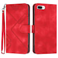 Miniatyrbilde 1 av 5: Etui Kompatibelt med iPhone 8 Plus / iPhone 7 Plus Deksel Magnetisk Flip Lommebok Lær Kompatibelt med iPhone 8 Plus / iPhone 7 Plus Deksel-xindaren Red