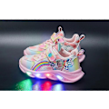 Miniatyrbillede 3 af 5: Børne LED Lysende Sko Sneakers Blinkende Børn Piger Lysende Træningssko Størrelse-xindaren pink 22