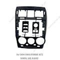 Miniatyrbild 1 av 4: 9 Tums Bilstereo Ram GPS Navigation Fascia Panel för 2002-2011 Hyundai Getz Installation-Xin left wheel Blcak