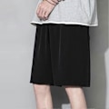 Miniatyrbild 2 av 5: Träningsshorts för män med dragkedjefickor Tvättbara högstretchbyxor för fitness och gym - Xin Grey XL
