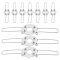 Miniatyrbild 4 av 5: 10 st Lampskärm Fjäderklämmor Ljusskärm Adapter Hängande Ljusskärm DIY Fjäderklämmor-Xin