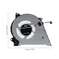 Miniatyrbild 2 av 5: CPU-kylfläkt Kompatibel med IdeaPad Flex 5 14IIL05 14ITL05 14ARE05 15IIL05 81X1 5F10S13911 Kylflänsfläkt-xindaren