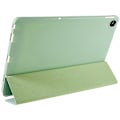 Miniatyrbilde 3 av 5: For Lenovo Tab M10 Plus (3. generasjon) Tri-fold Stativ PU Lær + Silikon Beskyttelsesdeksel Nettbrett Anti-fall Støtsikkert Skall-Xin Green