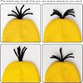 Miniatyrbild 3 av 6: Halloween Kostymtillbehör för Vuxna - Goggles/Gul Hatt/Handskar - Rollspel för Herrar och Damer - Xin