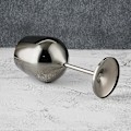 Miniatyrbild 4 av 5: 500ml Stora Vinglas i Rostfritt Stål Okrossbara Metalldryckeskoppar Bägare - Xin black