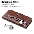 Miniatyrbillede 4 af 5: Læderetui til Samsung Galaxy A23 /Galaxy M23/Galaxy F23-Xin Brown