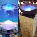 Miniatyrbillede 7 af 7: Mini Mist Maker med 12 LED Lys - Water-XIN