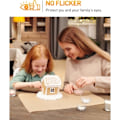 Miniatyrbillede 4 af 5: GU10 LED-pære, 10 stk., GU10 LED 5W, svarende til 50W halogenpære, varm hvid 3000K 450LM, lys og øjenbeskyttende, ikke dæmpbar-XIN