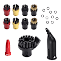 Miniatyrbillede 1 af 3: Til Karcher Dampstøvsuger Maskine Sc1 Sc2 Sc3 Sc4 Sc5 Sc7 Ctk10 Ctk20 Dele Børst Hoved Kraftfuld Dyses Tilbehør-Xin