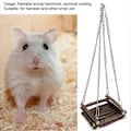 Miniatyrbild 4 av 4: Trä Hamster Gunga Hängmatta Litet Husdjursleksak Molar Tillbehör Bur Tillbehör-Xin