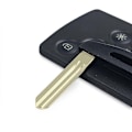 Miniatyrbild 5 av 5: Fjärrnyckelfodral för Renault Koleos Clio Megane Scenic Laguna 4 Knappar Blad Smart Fjärrnyckelskal Nödinsats-Xin model 2