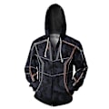 Miniatyrbillede 1 af 4: Avengers 4 Iron Man Cosplay Kostume Tony Stark Herre Hættetrøje Lynlås Sweatshirt Hættejakke Maskerade Kostume-Xin 5XL