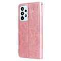 Miniatyrbilde 3 av 5: Lærveske for Samsung Galaxy A23 /Galaxy M23/Galaxy F23-Xin Rose Gold